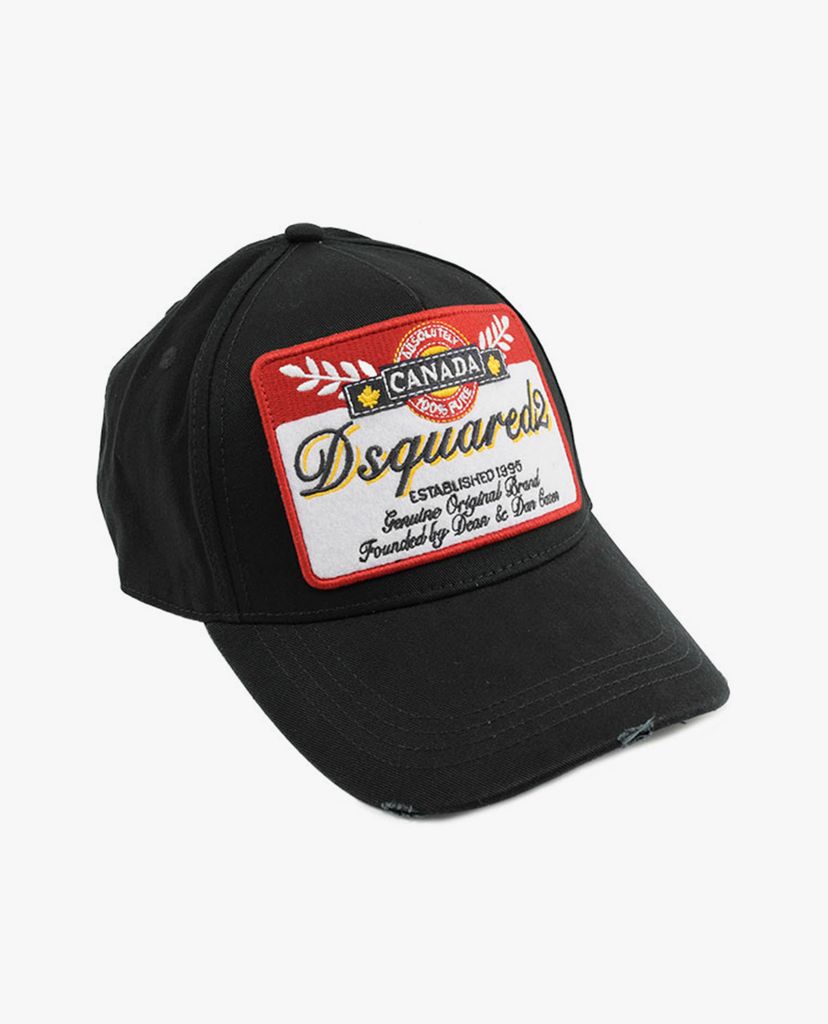 DSQUARED2 - Nón nam thêu cá tính Canada Plate