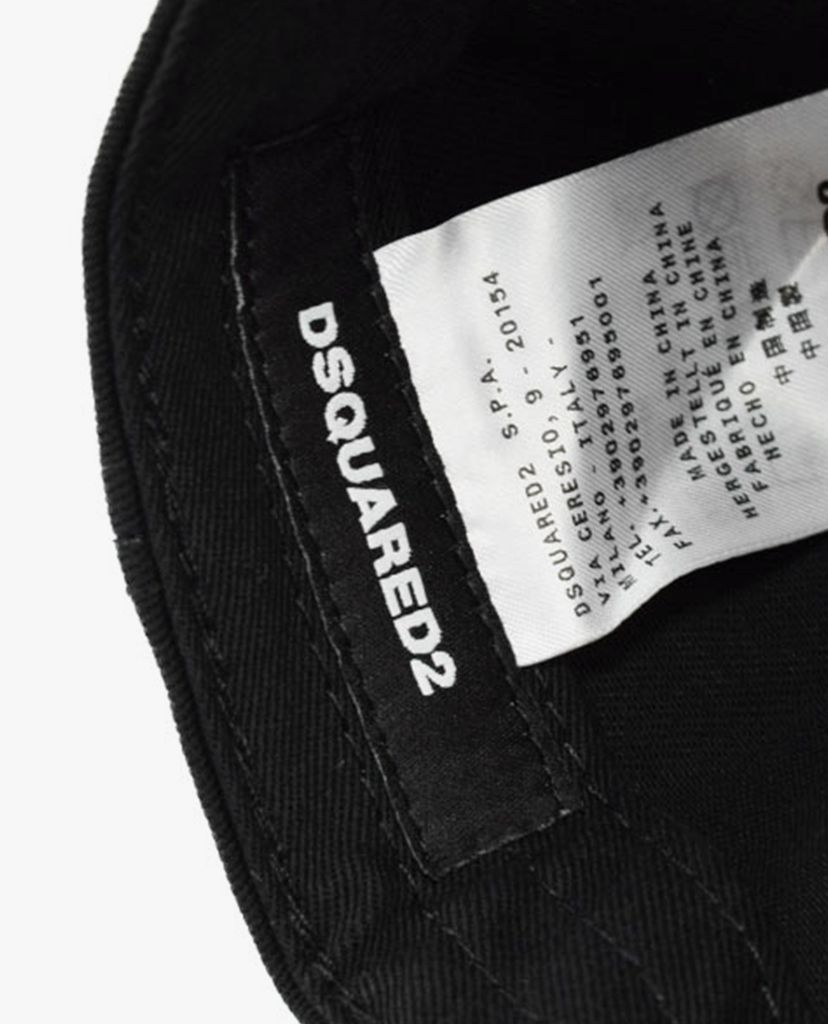DSQUARED2 - Nón nam thêu cá tính Canada Plate