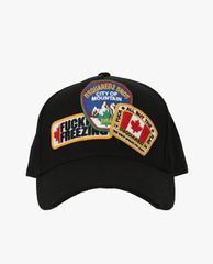 DSQUARED2 - Nón lưỡi trai phối logo Nero