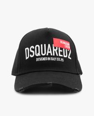 DSQUARED2 - Nón nam bóng chày phối chi tiết rách vải thời trang Dsquared2 Logo