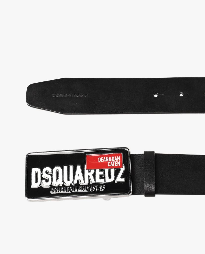 DSQUARED2 - Thắt lưng nam bản vừa Decorative Buckle