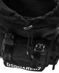 DSQUARED2 - Balo nam chữ nhật in logo thương hiệu phong cách