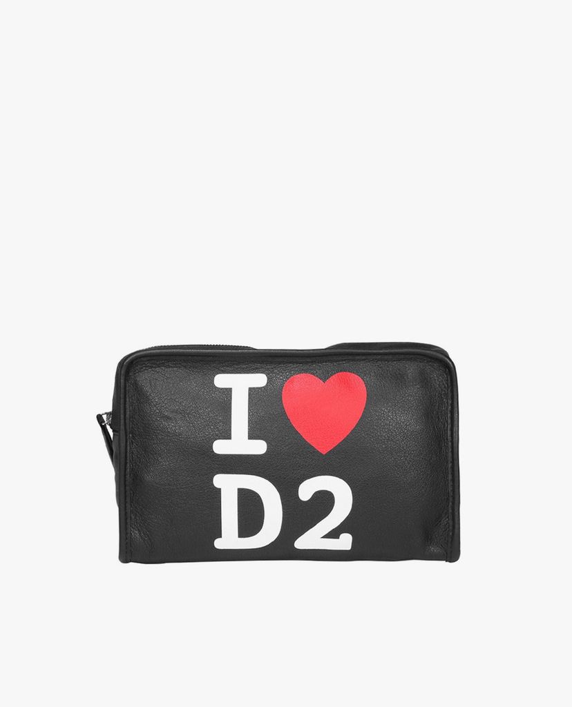 DSQUARED2 - Túi xách phom chữ nhật Logo Print