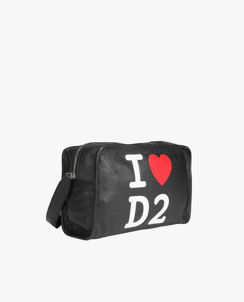 DSQUARED2 - Túi xách phom chữ nhật Logo Print