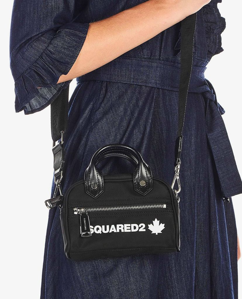 DSQUARED2 - Túi xách tay nữ chữ nhật phối logo