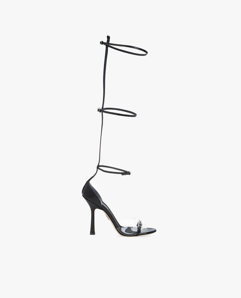DSQUARED2 - Giày cao gót sandal hở mũi Tie Leg