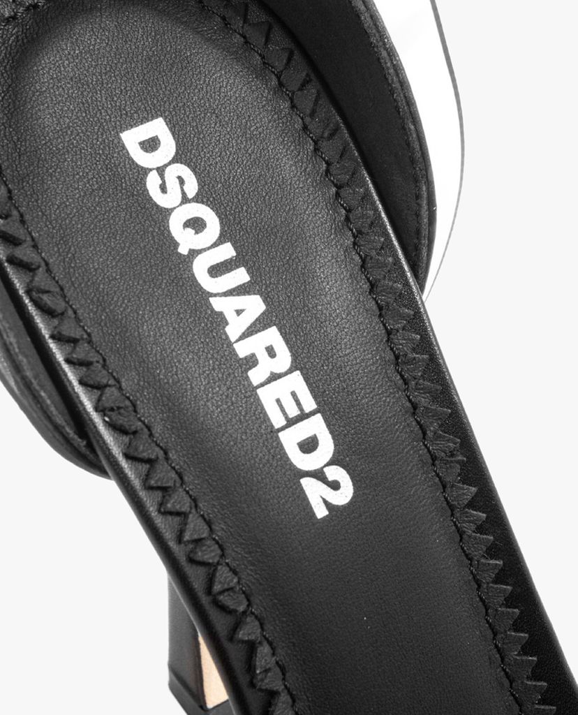 DSQUARED2 - Giày cao gót sandal hở mũi Tie Leg