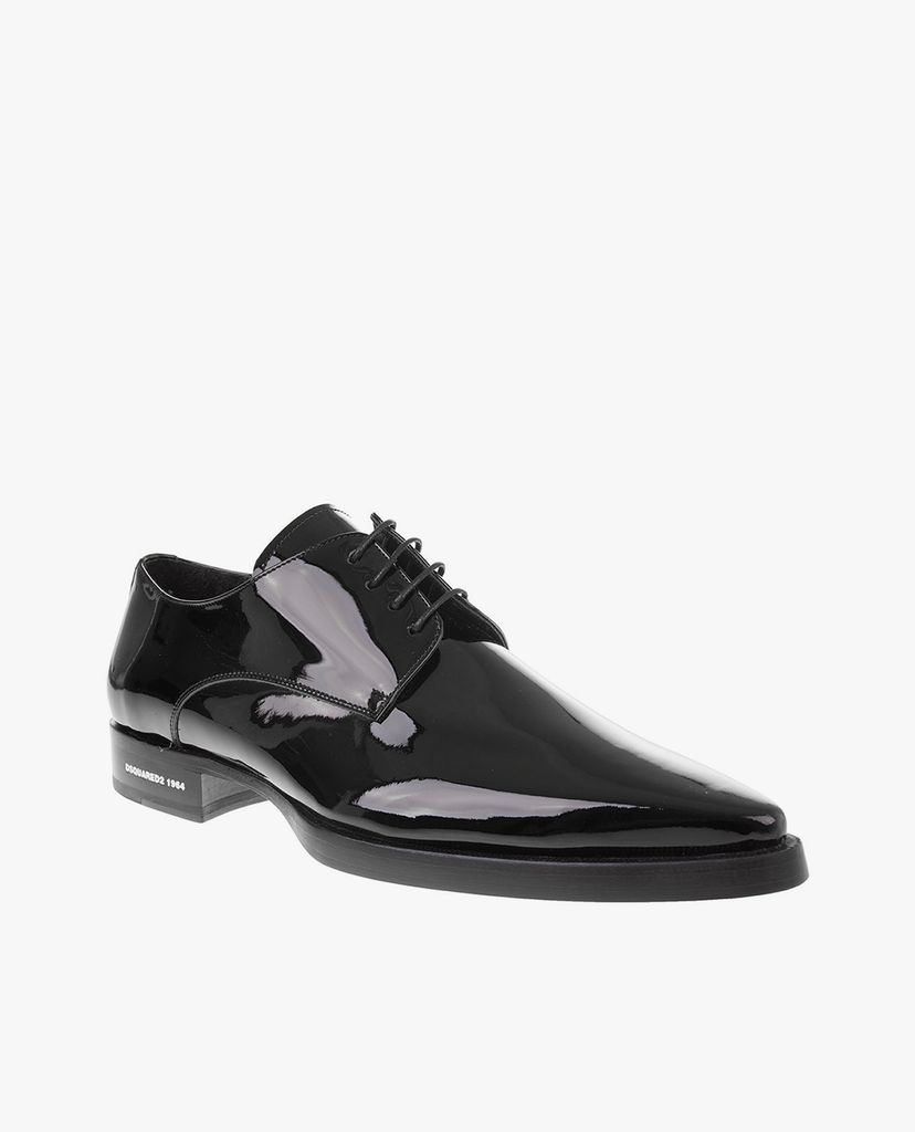 DSQUARED2 - Giày tây nam mũi nhọn Black Patent