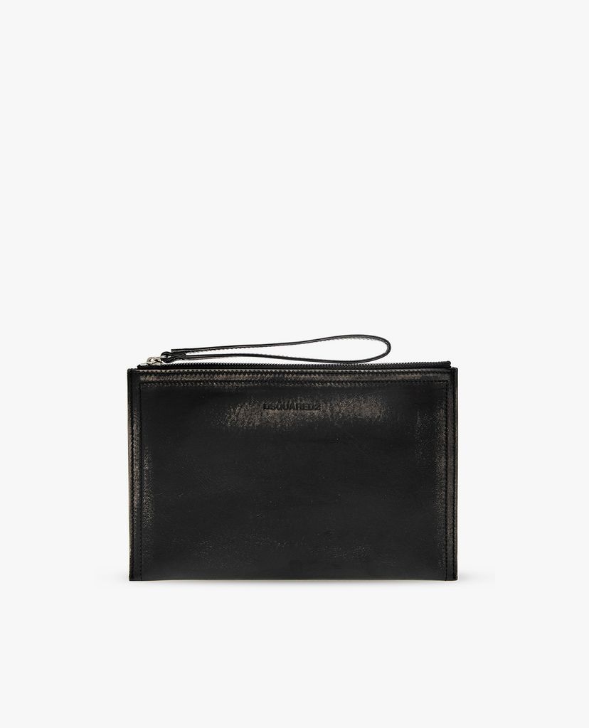 DSQUARED2 - Ví cầm tay chữ nhật Logo Print
