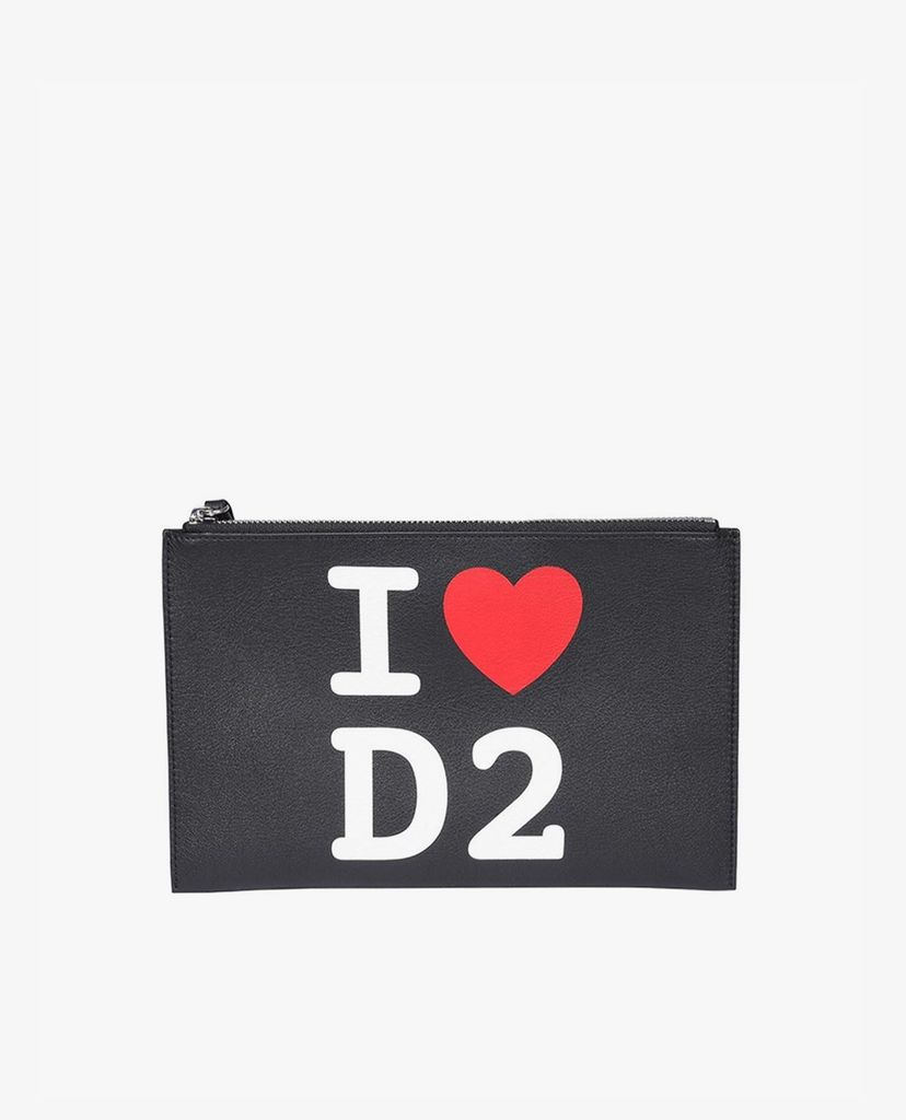 DSQUARED2 - Ví cầm tay chữ nhật Icon
