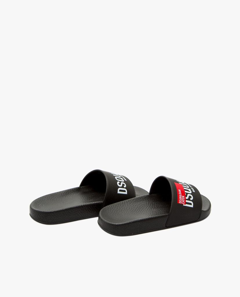 DSQUARED2 - Dép nam quai ngang bảng lớn phối logo thời trang