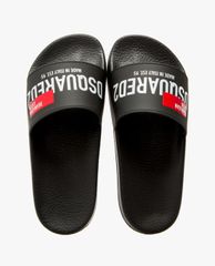 DSQUARED2 - Dép nam quai ngang bảng lớn phối logo thời trang