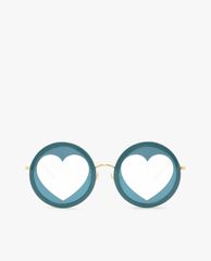 CHARLES & KEITH - Kính mát nữ gọng tròn Heart Shaped Frame