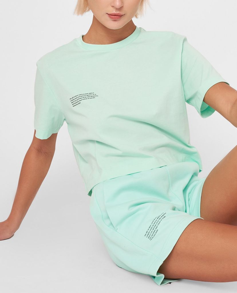 GIGI - Áo croptop nữ ngắn tay năng động
