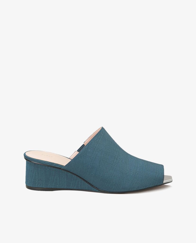 PEDRO - Giày đế xuồng hở mũi quai bản rộng Peep Toe