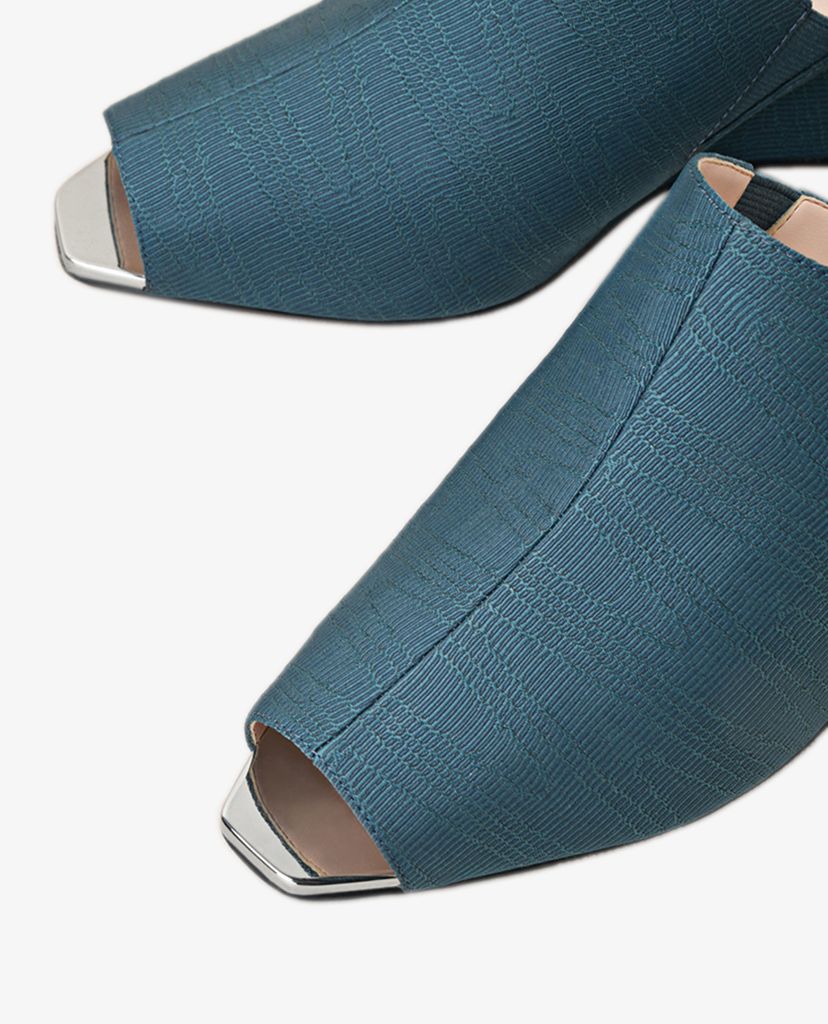 PEDRO - Giày đế xuồng hở mũi quai bản rộng Peep Toe