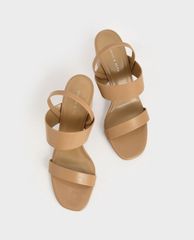 CHARLES & KEITH - Giày sandal cao gót Back Strap Block Heel