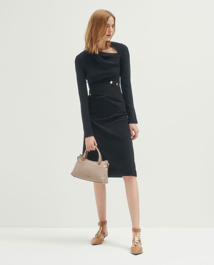 CHARLES & KEITH - Giày cao gót mũi nhọn Chain Link Ankle Strap