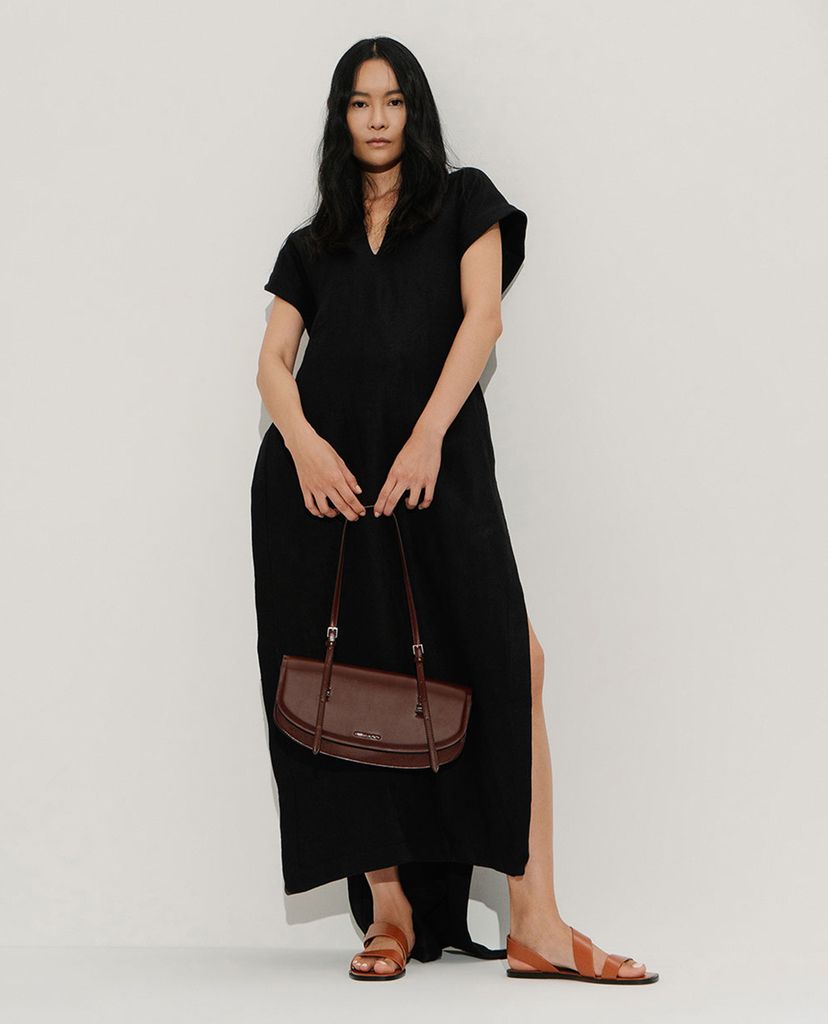 CHARLES & KEITH - Giày sandal nữ quai ngang chéo thời trang