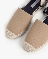 CHARLES & KEITH - Giày sandals nữ mũi tròn Tie Around Espadrille