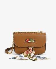 CHARLES & KEITH - Túi đeo vai nữ chữ nhật Satin Scarf Double Strap