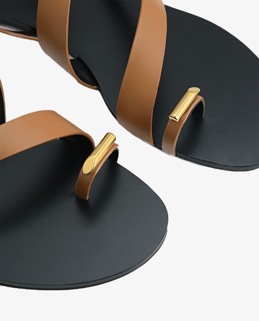 PEDRO - Giày sandal nữ xỏ ngón Toe Loop Slingback