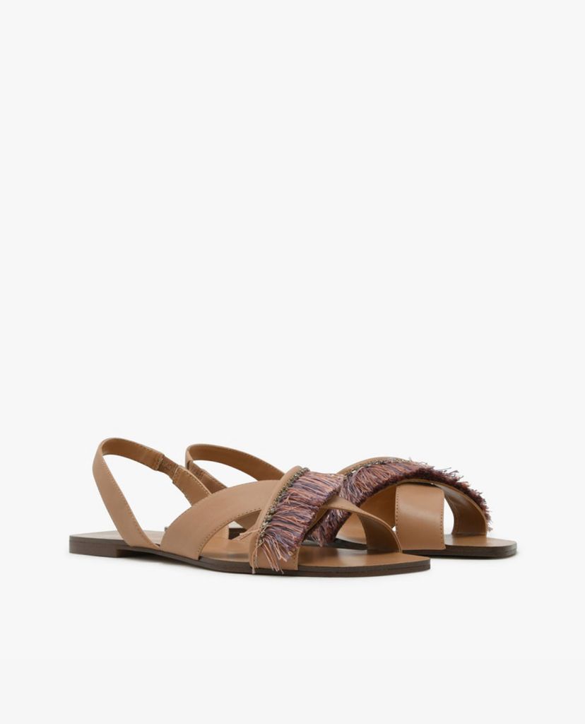 PEDRO - Giày sandal nữ phối quai đan chéo