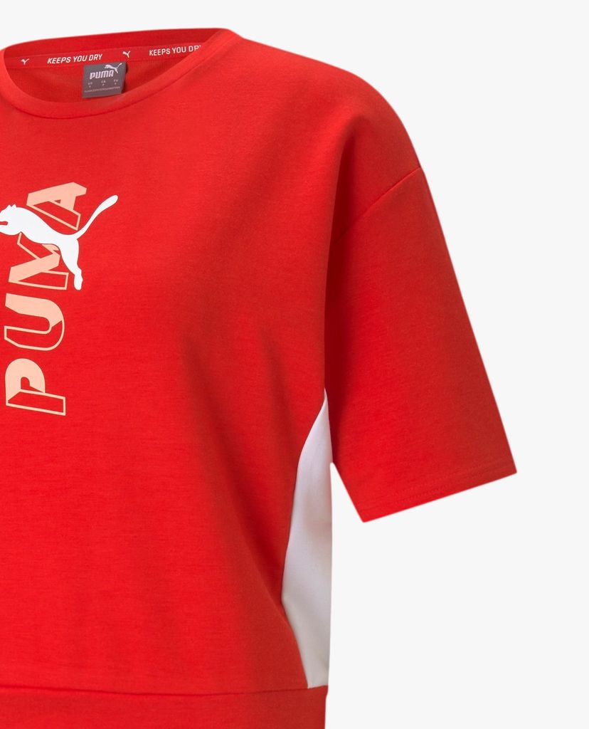 PUMA - Áo sweatshirt nữ ngắn tay Modern Sports