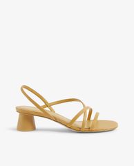 CHARLES & KEITH - Giày sandal cao gót hở mũi Strappy Cylindrical