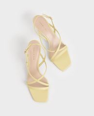 CHARLES & KEITH - Giày cao gót quai mảnh Strappy Slingback