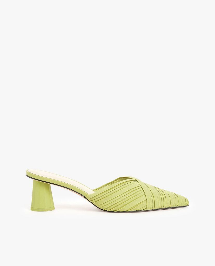 CHARLES & KEITH - Giày cao gót mũi nhọn Pleated Pointed Toe