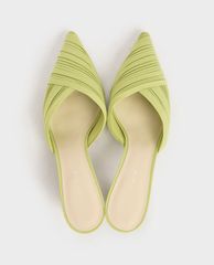 CHARLES & KEITH - Giày cao gót mũi nhọn Pleated Pointed Toe