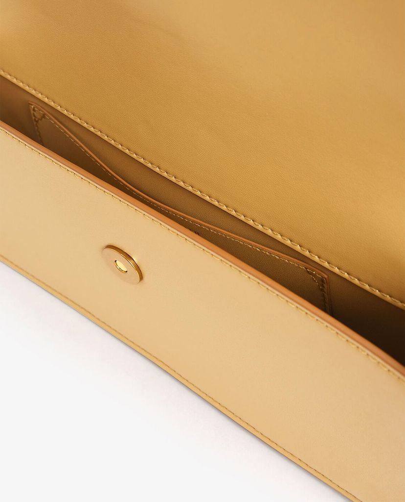 CHARLES & KEITH - Túi đeo vai nữ chữ nhật Metallic Buckle