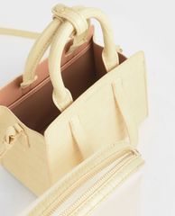 CHARLES & KEITH - Túi xách tay nữ chữ nhật Croc Effect