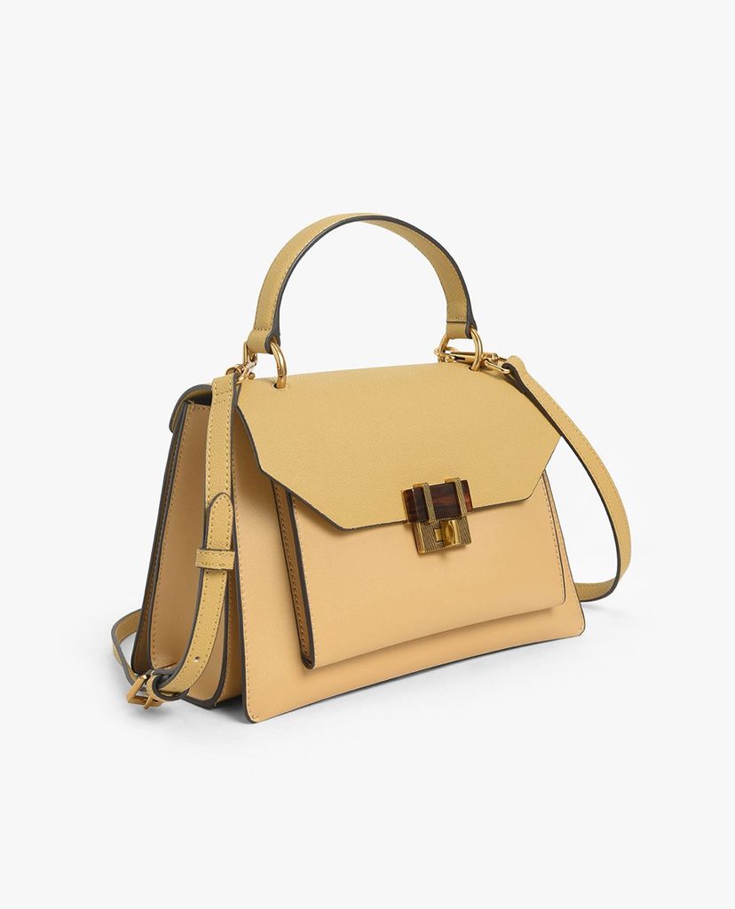 CHARLES & KEITH - Túi xách tay hình thang Stone Embellished Geometric
