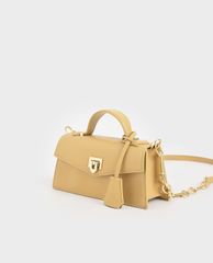 CHARLES & KEITH - Túi xách tay phom chữ nhật Trapeze