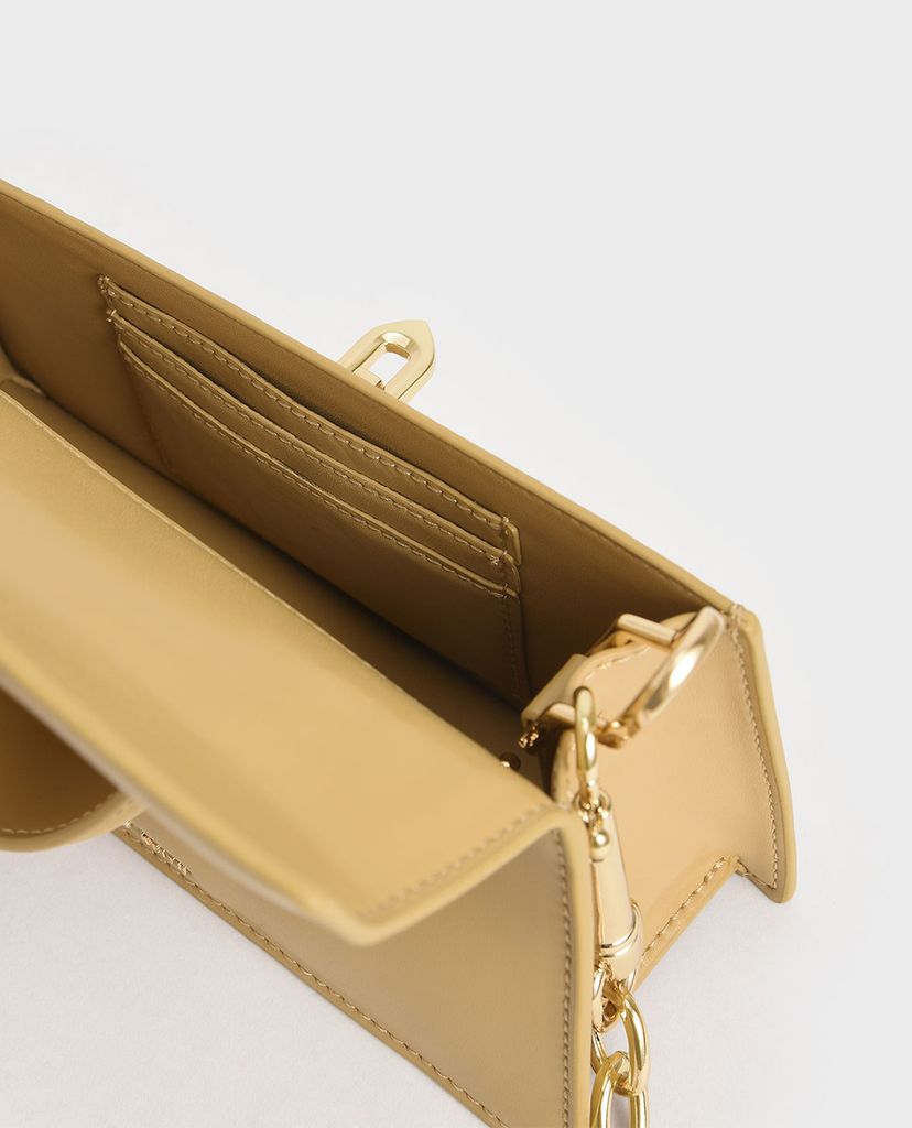 CHARLES & KEITH - Túi xách tay phom chữ nhật Trapeze