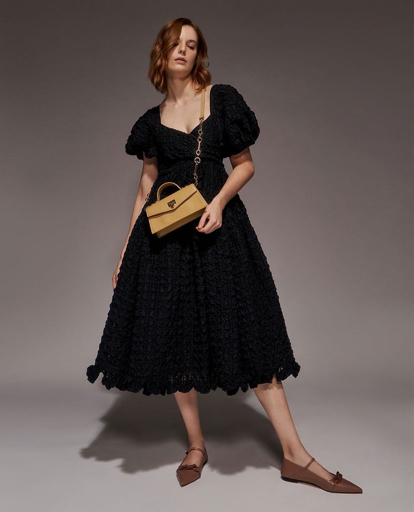 CHARLES & KEITH - Túi xách tay phom chữ nhật Trapeze