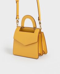 CHARLES & KEITH - Túi xách tay nữ hình vuông Top Envelope
