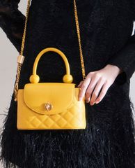 CHARLES & KEITH - Túi xách nữ tay cầm tròn thời trang