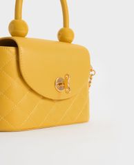 CHARLES & KEITH - Túi xách nữ tay cầm tròn thời trang