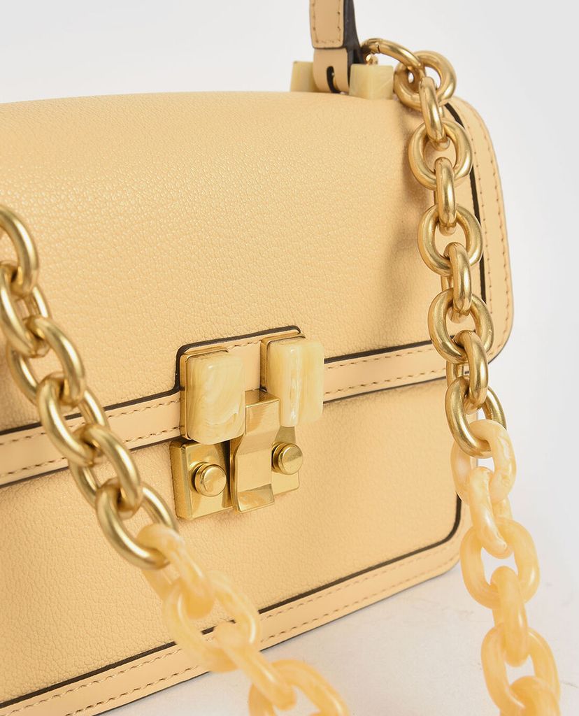 CHARLES & KEITH - Túi xách tay chữ nhật Small Chunky Chain Strap