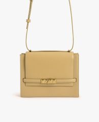 CHARLES & KEITH - Túi đeo chéo nữ Metallic Push Lock Crossbody Bag