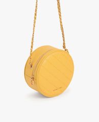 CHARLES & KEITH - Túi đeo chéo nữ phom tròn Quilted Circle