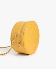 CHARLES & KEITH - Túi đeo chéo nữ phom tròn Quilted Circle