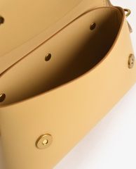 CHARLES & KEITH - Túi đeo chéo nữ chữ nhật nắp gập Metallic Buckle