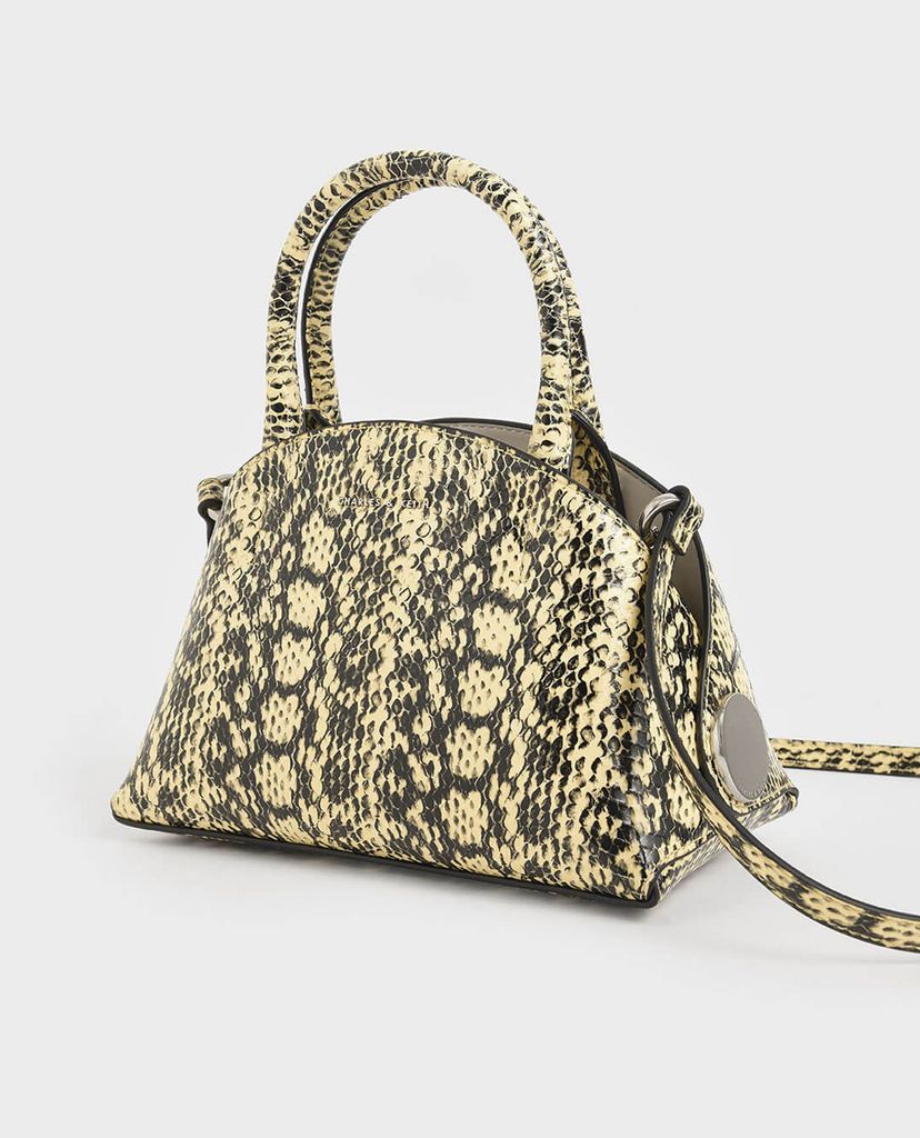 CHARLES & KEITH - Túi xách tay Top Handle Dome
