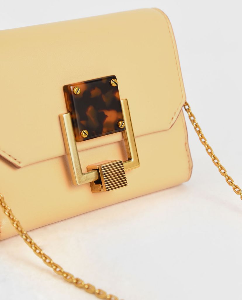 CHARLES & KEITH - Ví mini Metallic Accent