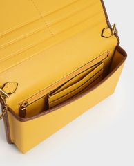 CHARLES & KEITH - Ví nữ phom chữ nhật dài Mini Front Flap