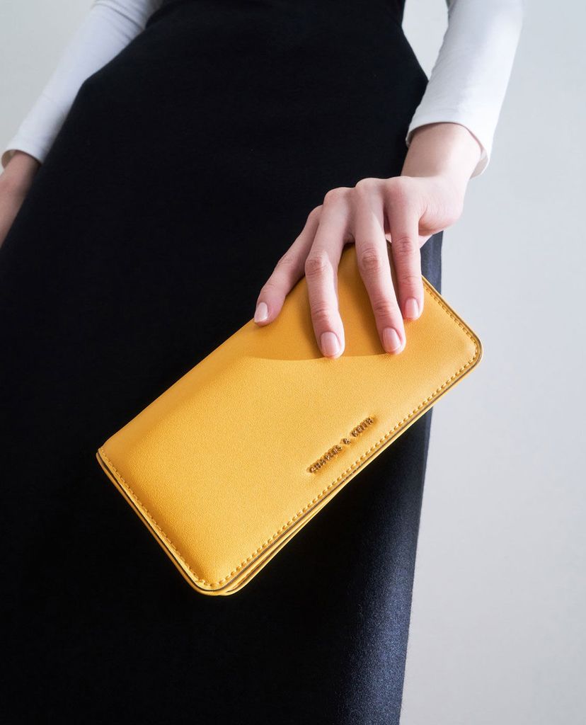 CHARLES & KEITH - Ví cầm tay nữ chữ nhật thời trang